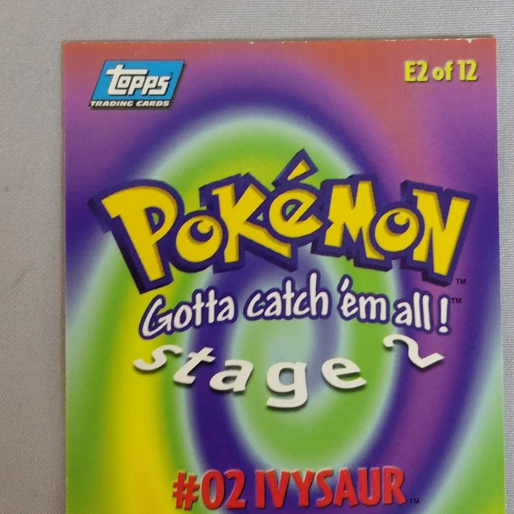 1999 Topps Pokemon First Movie LOT Dragonair E11 Ivysaur E2 Venusaur E3 Vintage